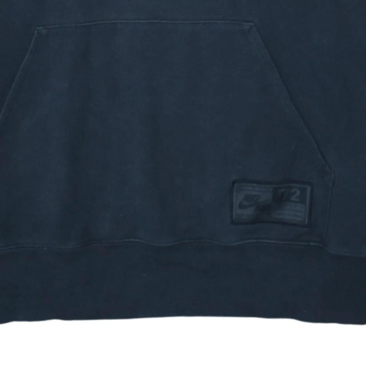 Nike 90's Center Middle Swoosh Pullover Hoodie Large Black sold by Vintage Club product image thumbnail 4