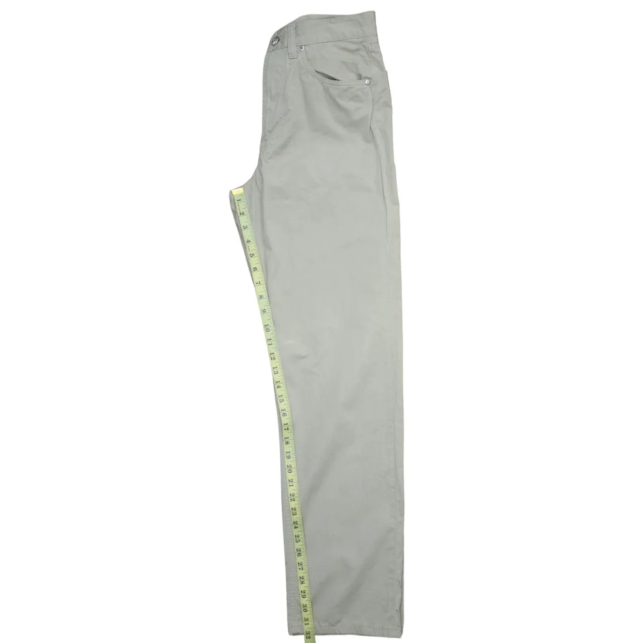 HUGO BOSS 90's Lightweight Straight Leg Baggy Trousers / Pants 31 Beige Cream sold by Vintage Club product image thumbnail 5