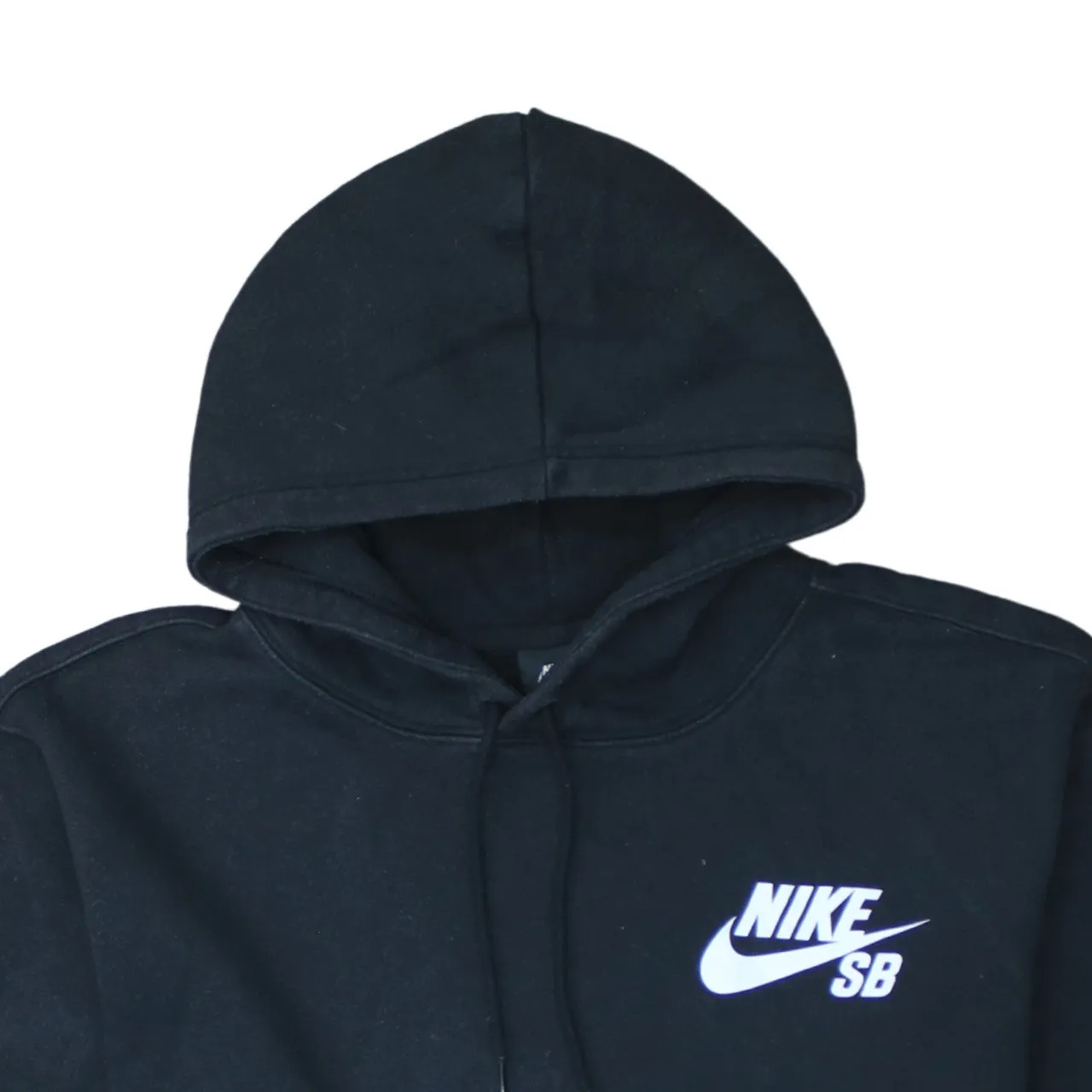 Nike 90's Swoosh Pullover Hoodie Large Black sold by Vintage Club product image thumbnail 3