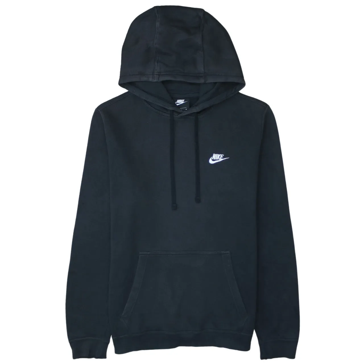 Nike 90's Swoosh Pullover Hoodie Medium Black sold by Vintage Club