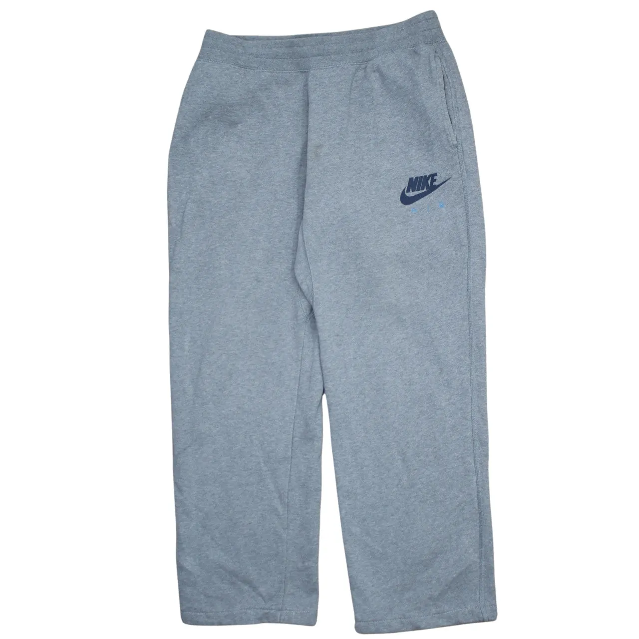 Nike 90's Swoosh Straight Leg Baggy Trousers / Pants 32 Grey sold by Vintage Club