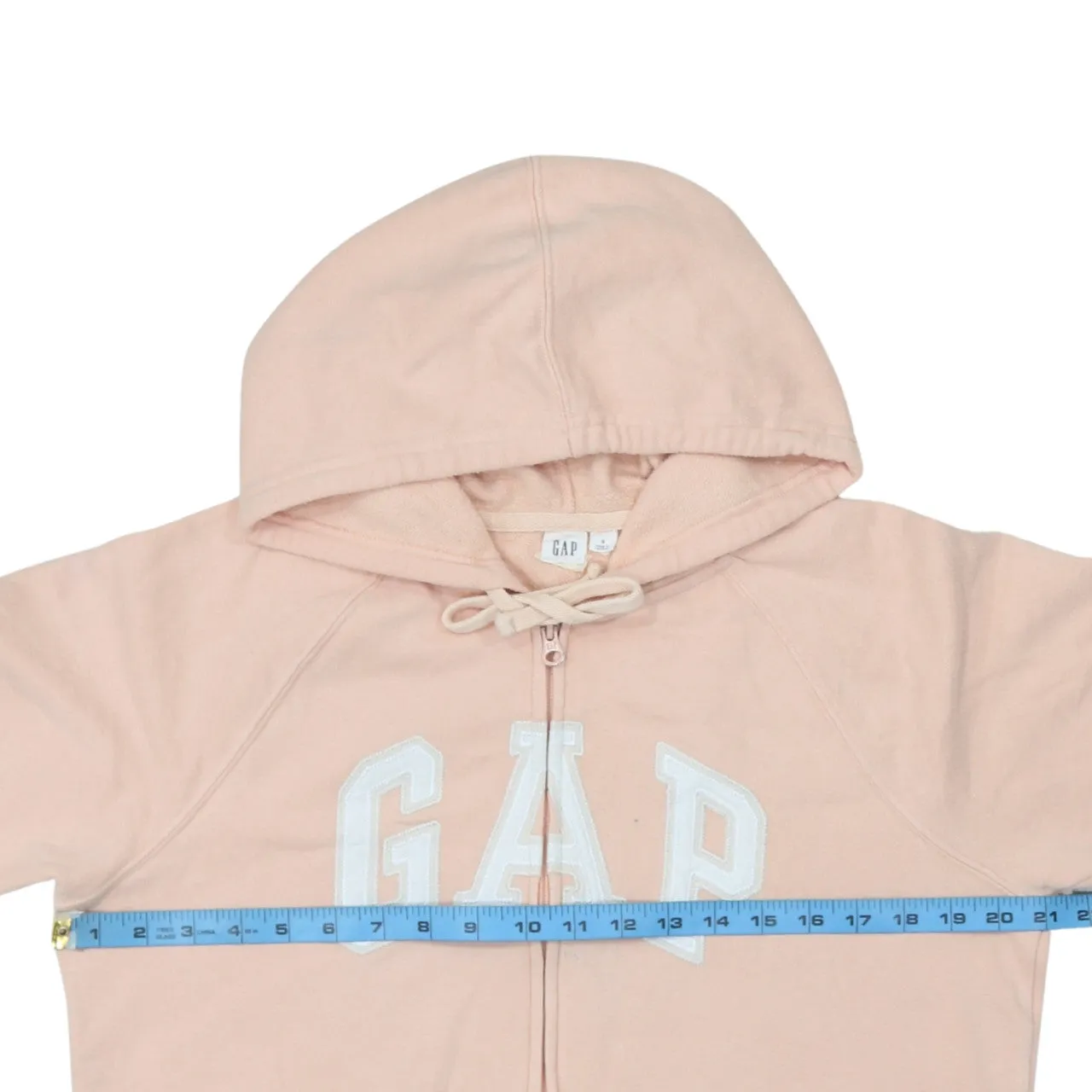 Gap 90's Spellout Full Zip Up Hoodie Small Pink sold by Vintage Club product image thumbnail 5
