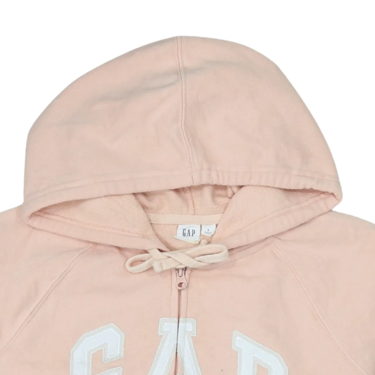 Gap 90's Spellout Full Zip Up Hoodie Small Pink sold by Vintage Club product image thumbnail 3