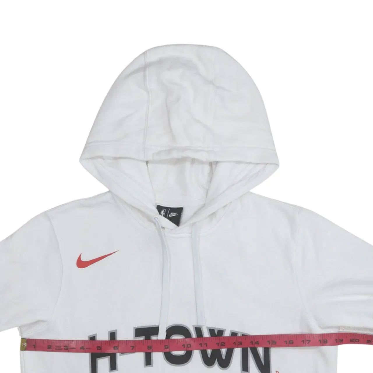 Nike 90's Swoosh Pullover Hoodie Small White sold by Vintage Club product image thumbnail 5