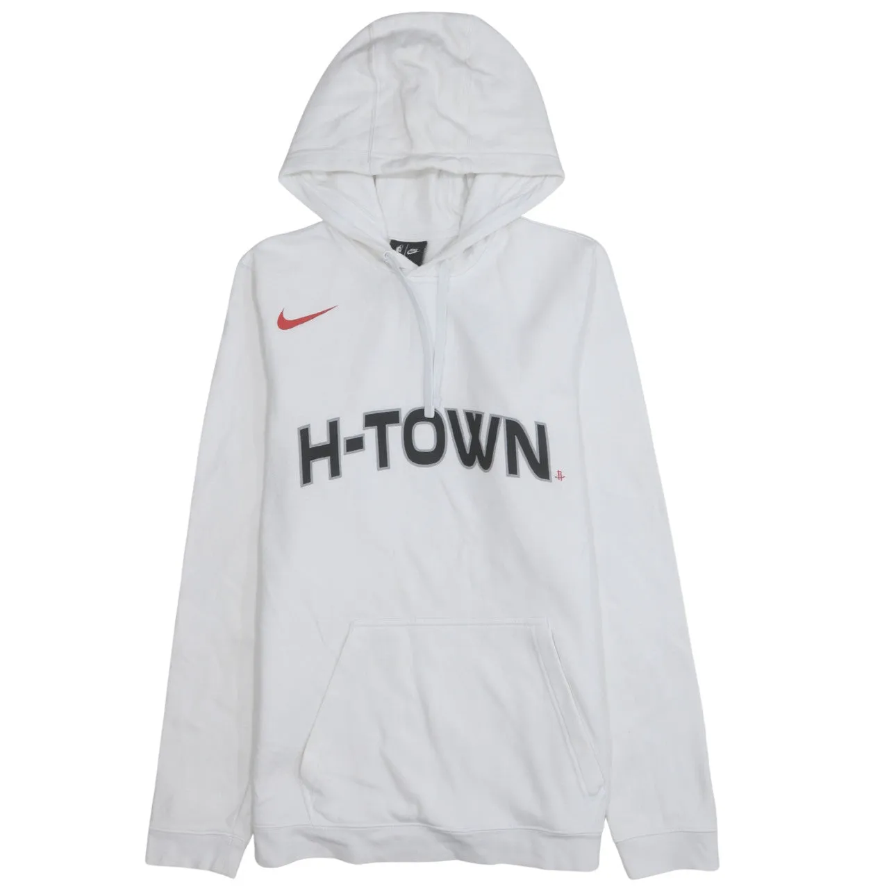 Nike 90's Swoosh Pullover Hoodie Small White sold by Vintage Club