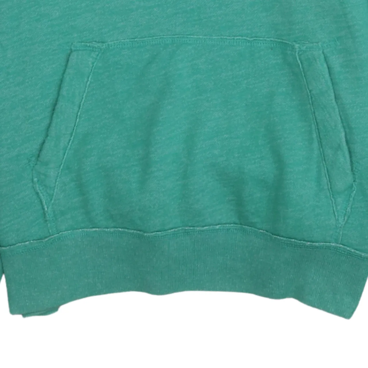Hollister 90's Drawstring Pockets Pullover Hoodie Small Green sold by Vintage Club product image thumbnail 4