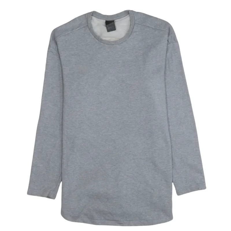 Adidas 90's Plain Crew Neck Sweatshirt Medium Grey sold by Vintage Club