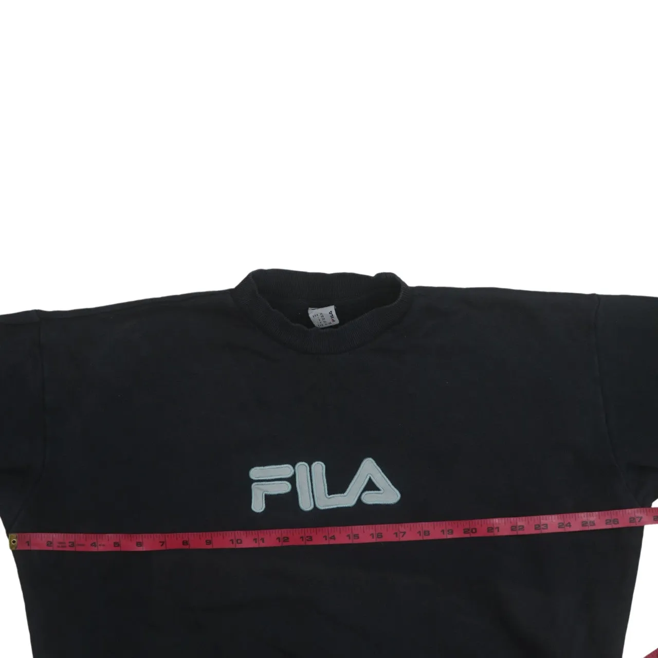 Fila 90's Spellout Crew Neck Sweatshirt XLarge Black sold by Vintage Club product image thumbnail 5