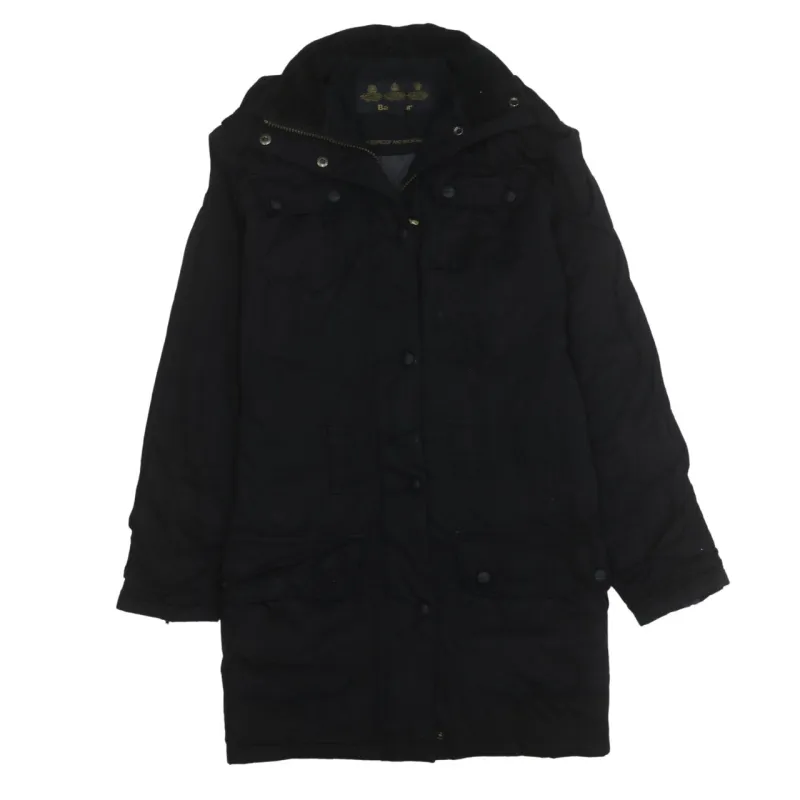 Barbour 90's Plain Full Zip Up Windbreaker Medium  Black sold by Vintage Club
