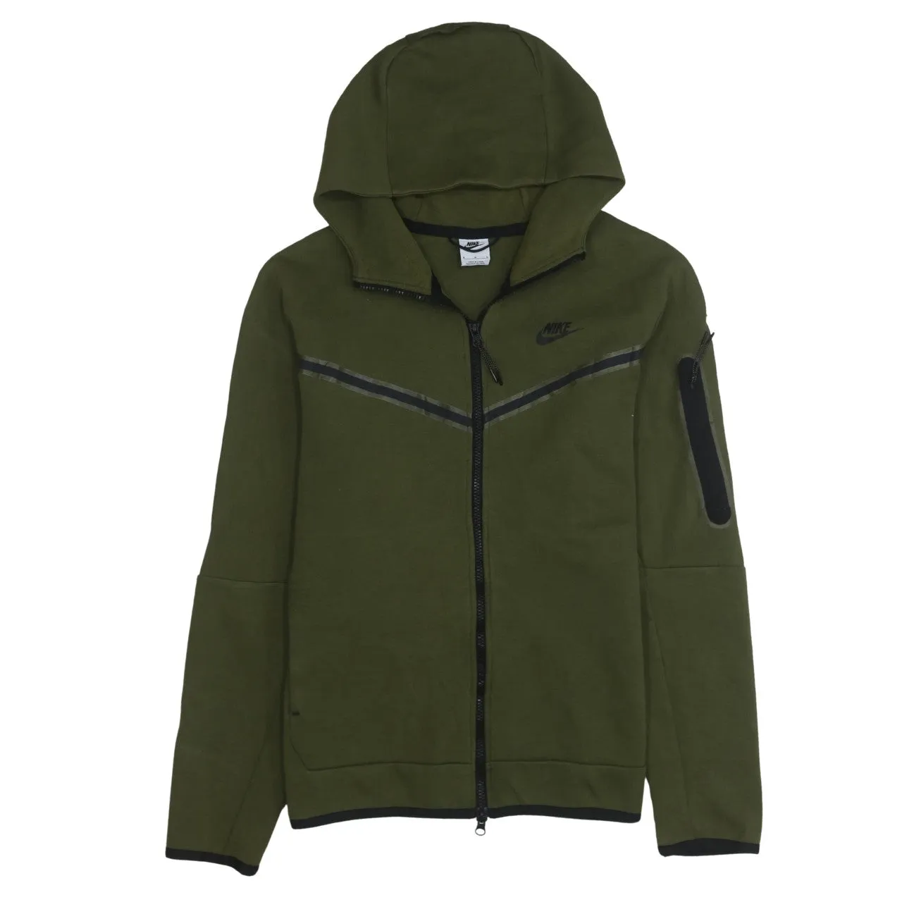 Nike 90's Swoosh Full Zip Up Hoodie Medium Green sold by Vintage Club