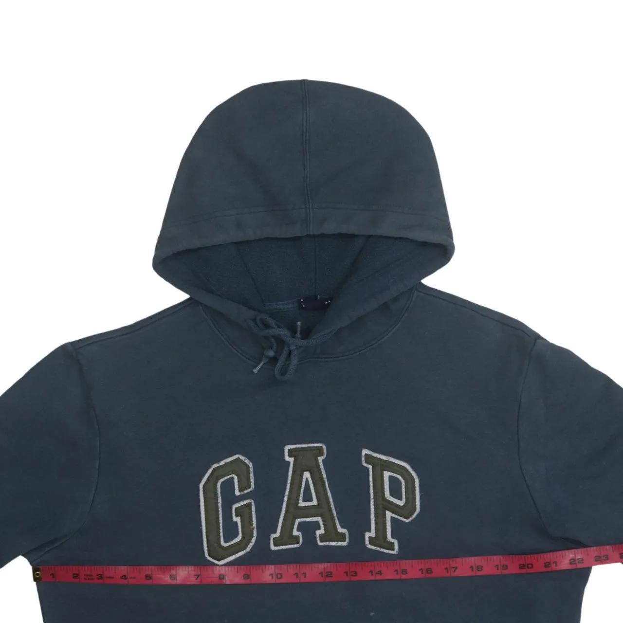 Gap 90's Spellout Pullover Hoodie Medium Navy Blue sold by Vintage Club product image thumbnail 5