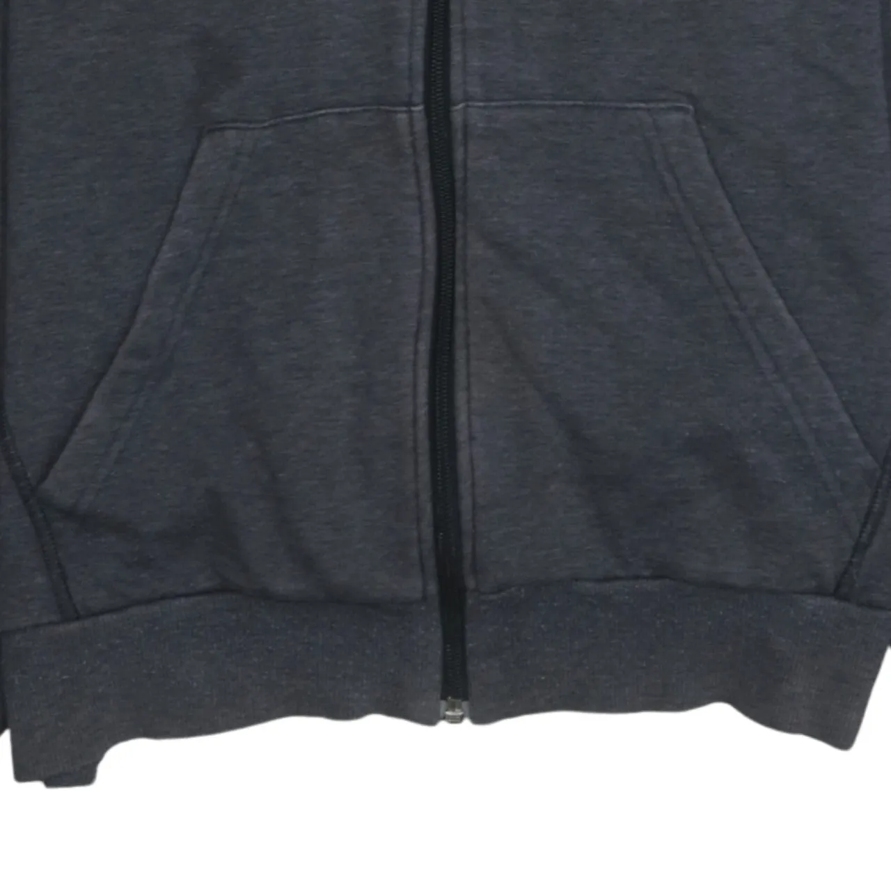 Adidas 90's Striped Sleeve Full Zip Up Hoodie Medium Grey sold by Vintage Club product image thumbnail 4