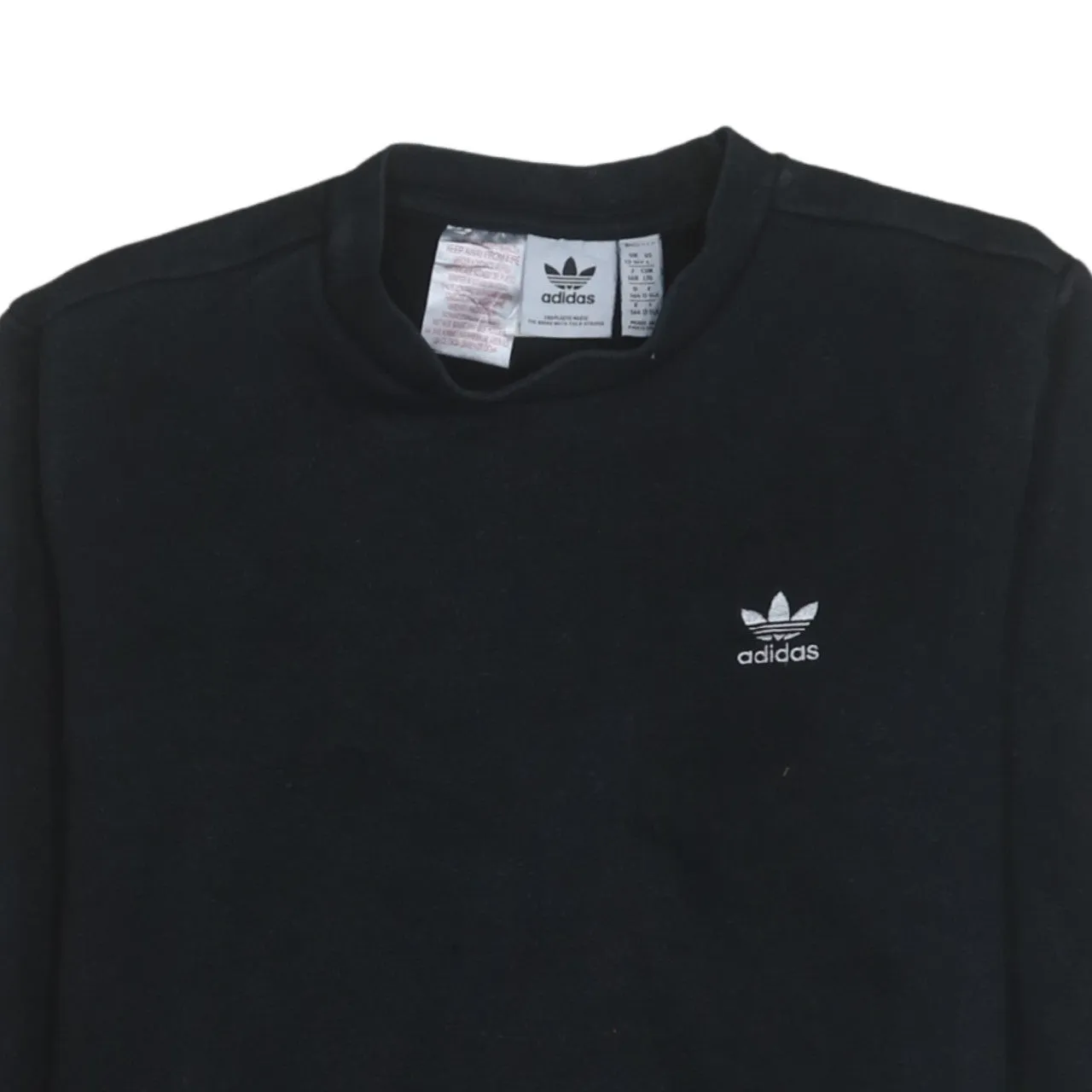 Adidas 90's Lightweight Crew Neck Sweatshirt Large Black sold by Vintage Club product image thumbnail 3