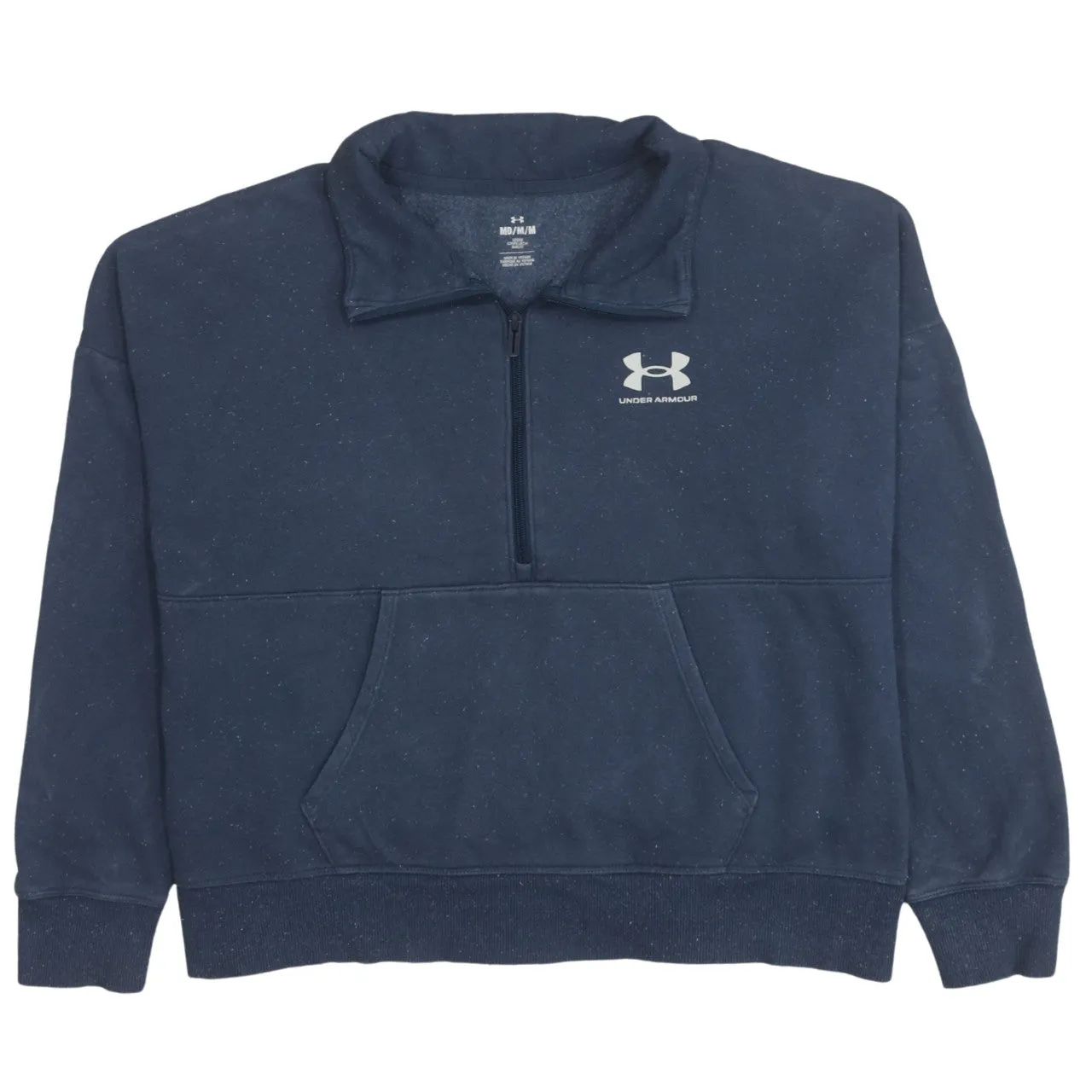 Under Armour 90's Lightweight Half Zip Sweatshirt Medium Navy Blue sold by Vintage Club