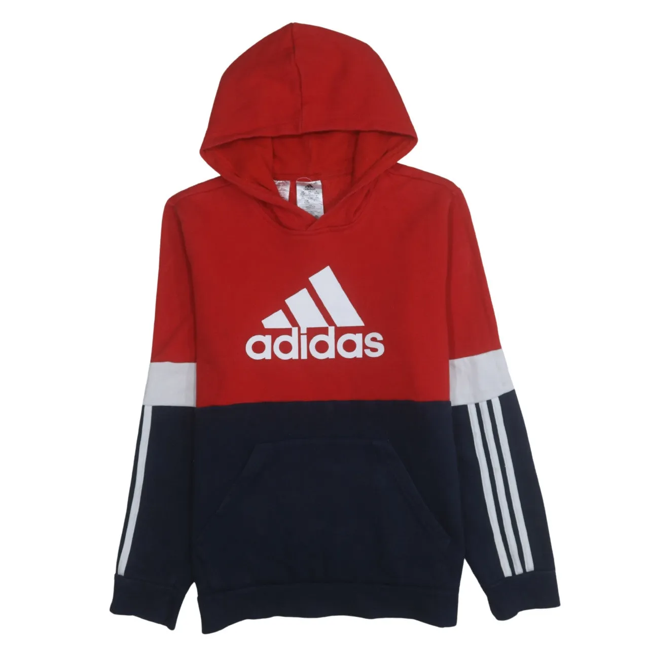 Adidas 90's Spellout Pullover Hoodie XLarge Navy Blue sold by Vintage Club