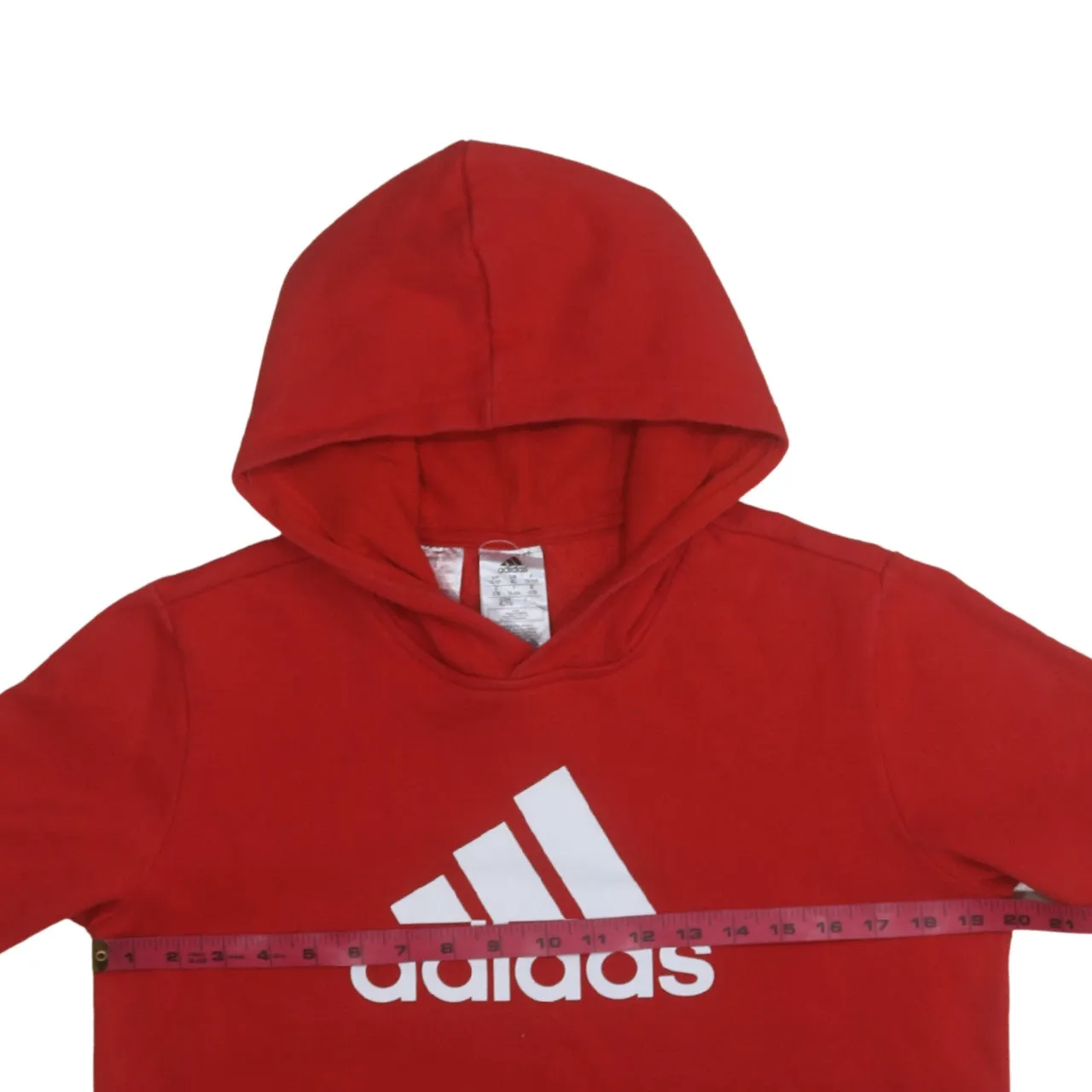 Adidas 90's Spellout Pullover Hoodie XLarge Navy Blue sold by Vintage Club product image thumbnail 5