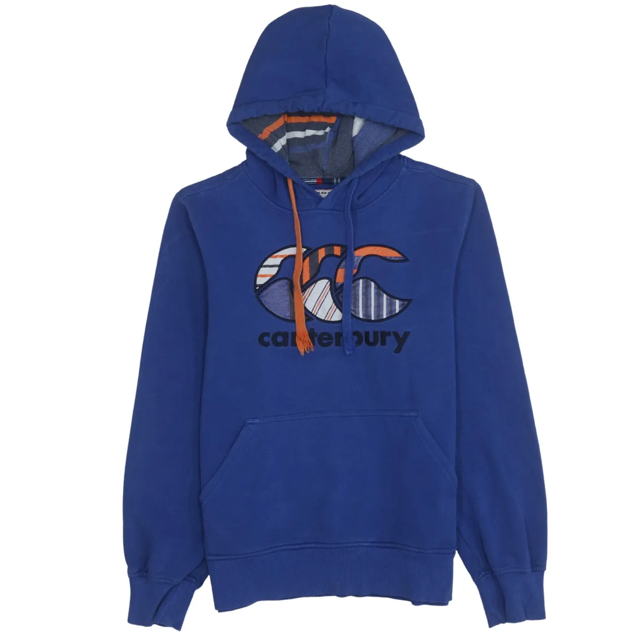CANTERBURY 90's Spellout Pullover Hoodie Small Blue sold by Vintage Club