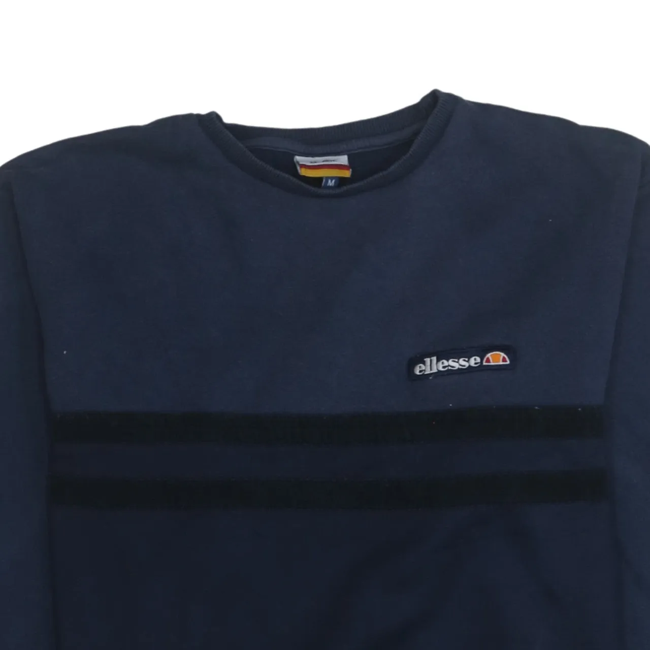 Ellesse 90's Lightweight Crew Neck Sweatshirt Medium Navy Blue sold by Vintage Club product image thumbnail 3