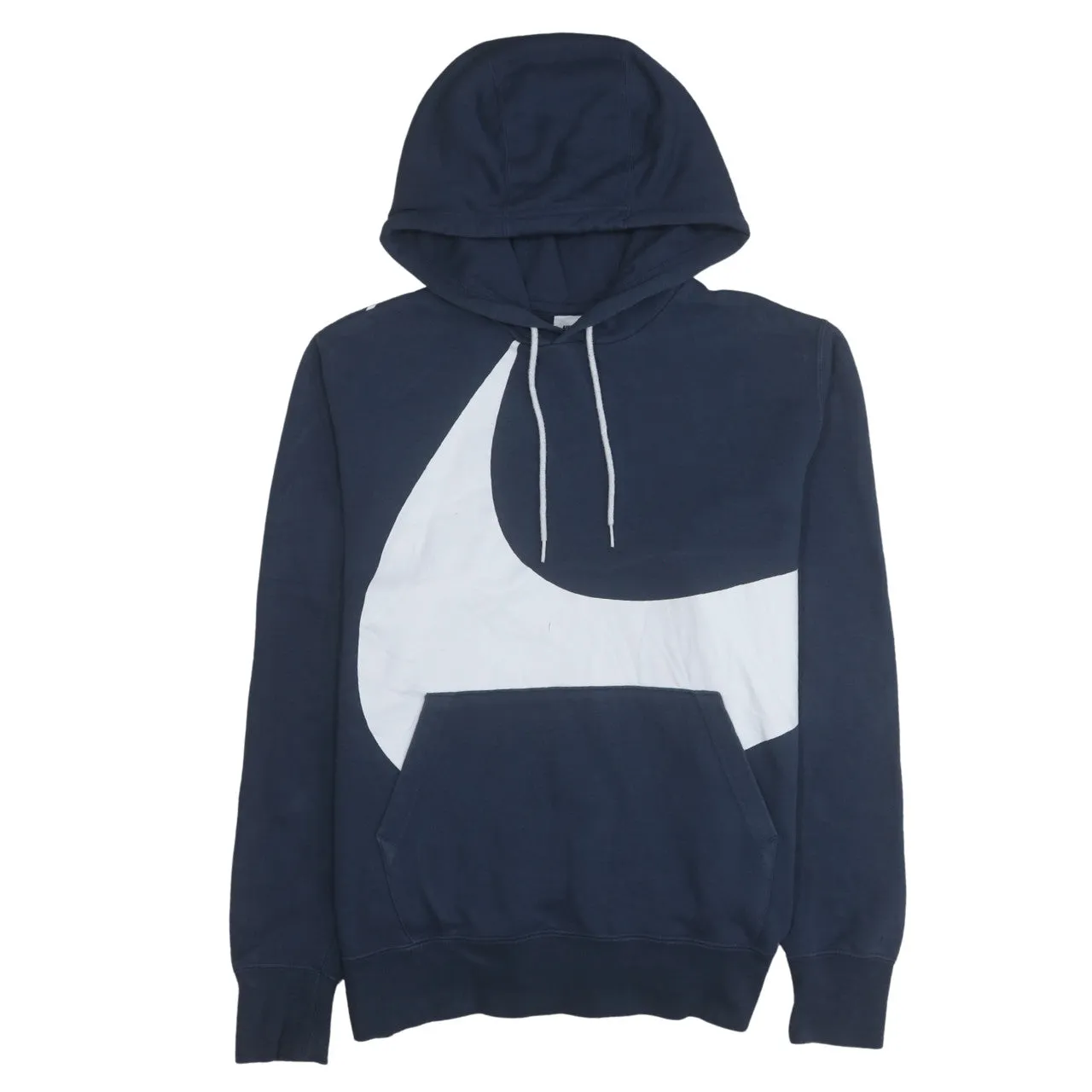 Nike 90's Plain Pullover Hoodie Large Navy Blue sold by Vintage Club