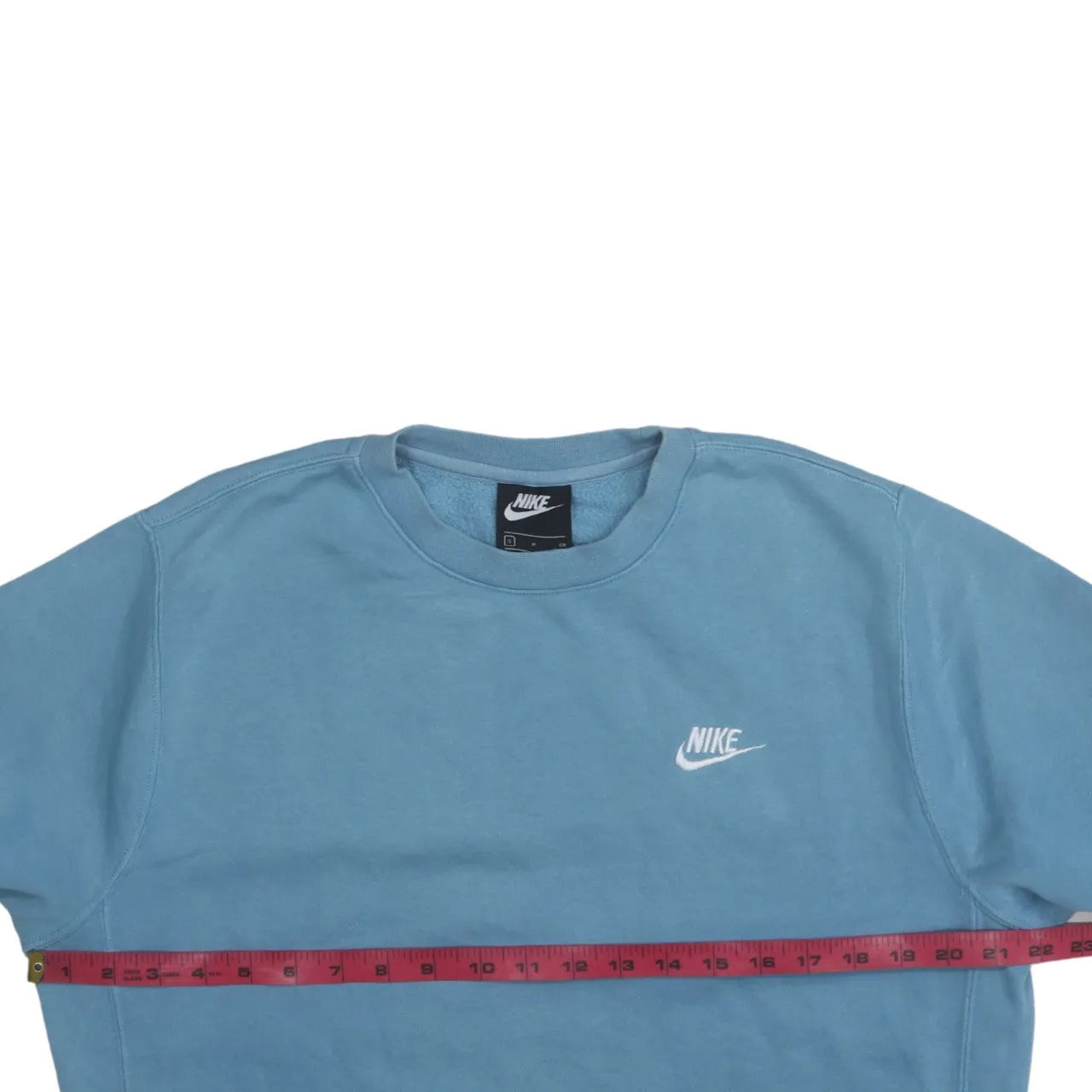 Nike 90's Swoosh Crew Neck Sweatshirt Small Blue sold by Vintage Club product image thumbnail 5