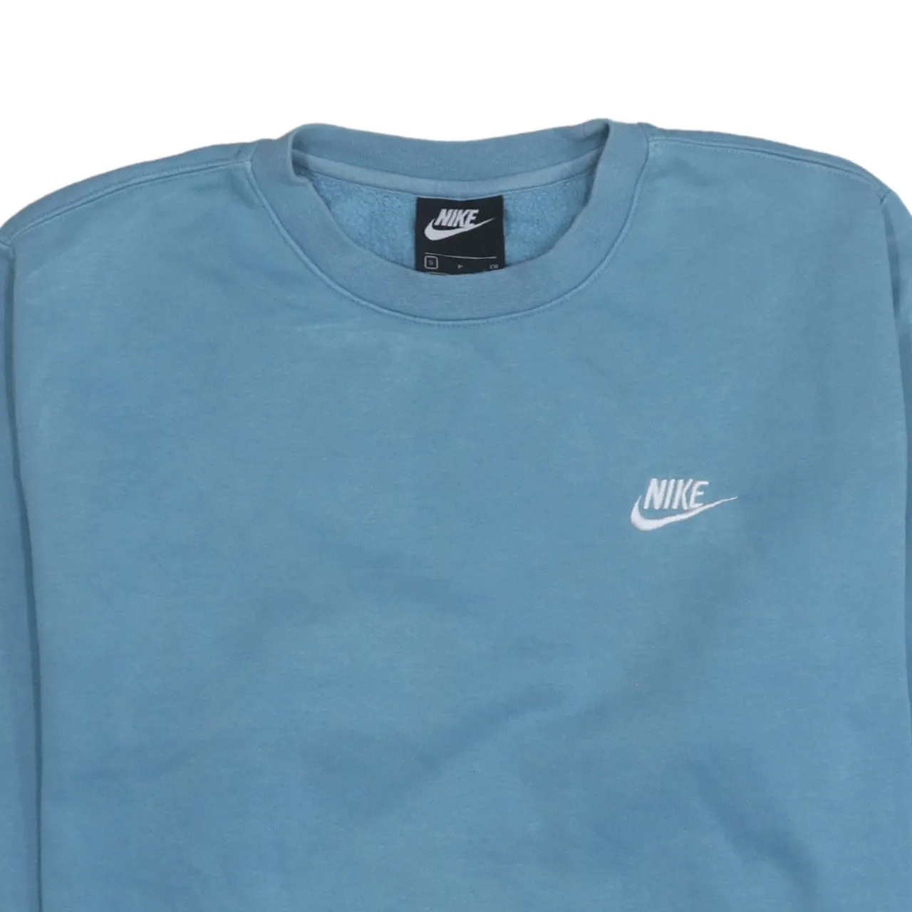 Nike 90's Swoosh Crew Neck Sweatshirt Small Blue sold by Vintage Club product image thumbnail 3