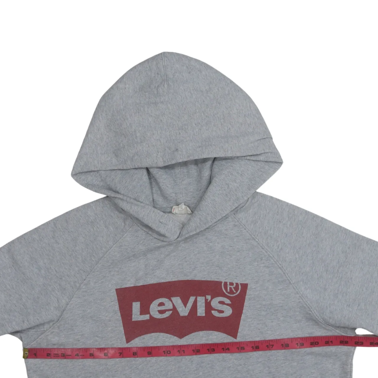 Levi's 90's Spellout Pullover Hoodie Medium Grey sold by Vintage Club product image thumbnail 5