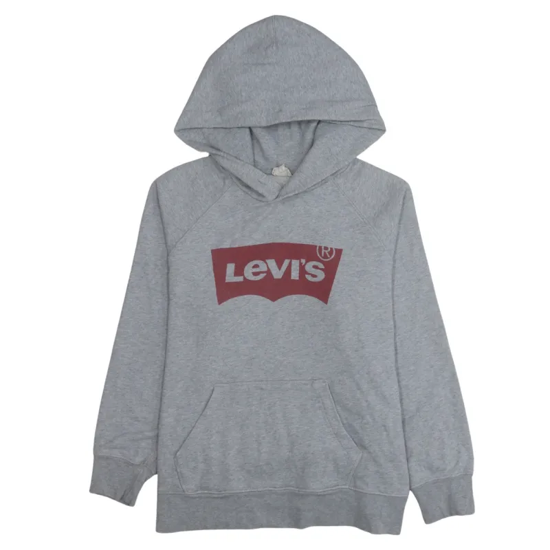Levi's 90's Spellout Pullover Hoodie Medium Grey made by Levi's