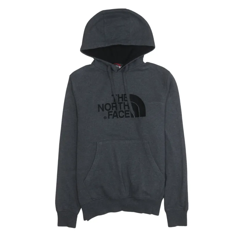 The North Face 90's Spellout Pullover Hoodie Small Grey sold by Vintage Club