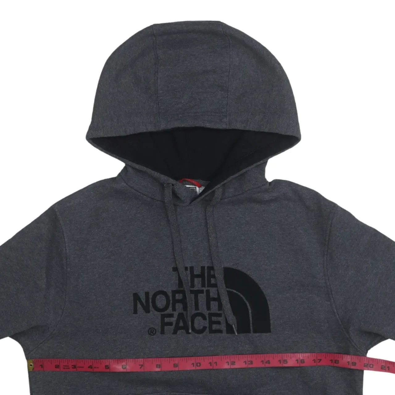 The North Face 90's Spellout Pullover Hoodie Small Grey sold by Vintage Club product image thumbnail 5