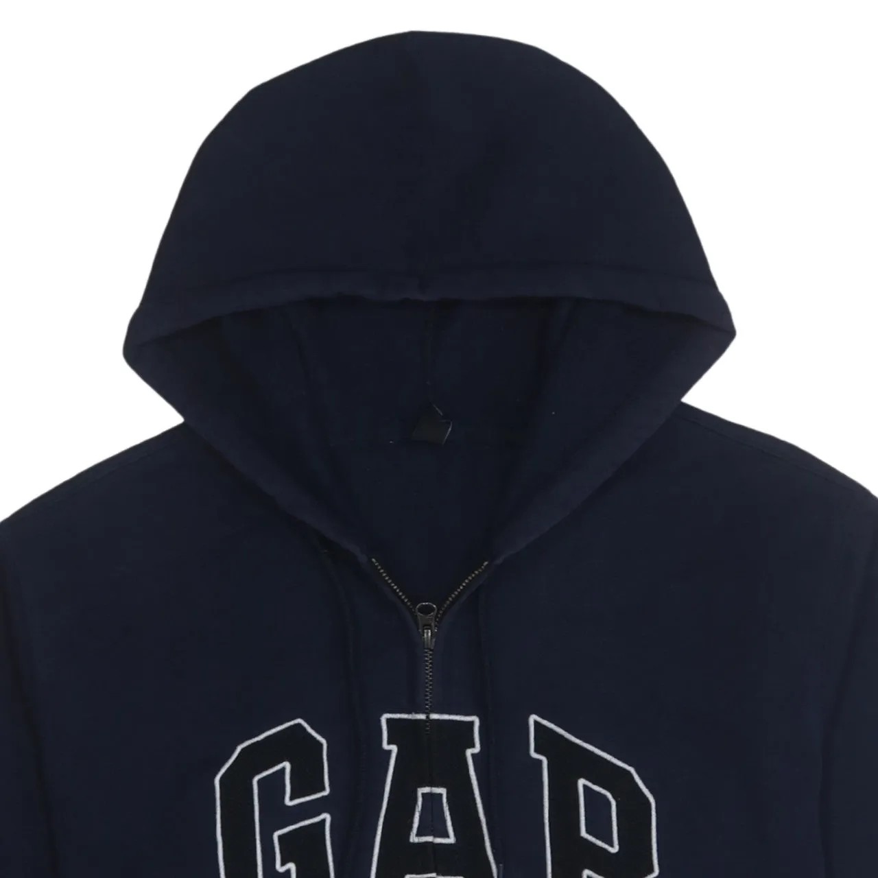 Gap 90's Spellout Full Zip Up Hoodie XLarge Navy Blue sold by Vintage Club product image thumbnail 3