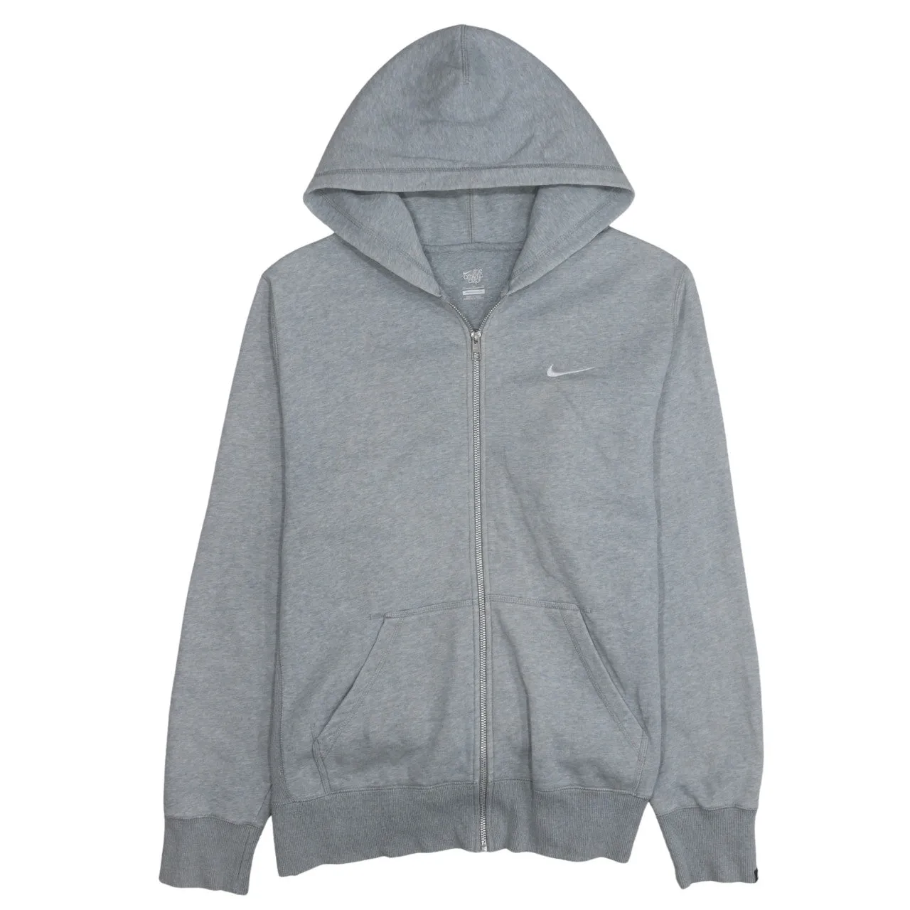 Nike 90's Swoosh Full Zip Up Hoodie XLarge Grey sold by Vintage Club