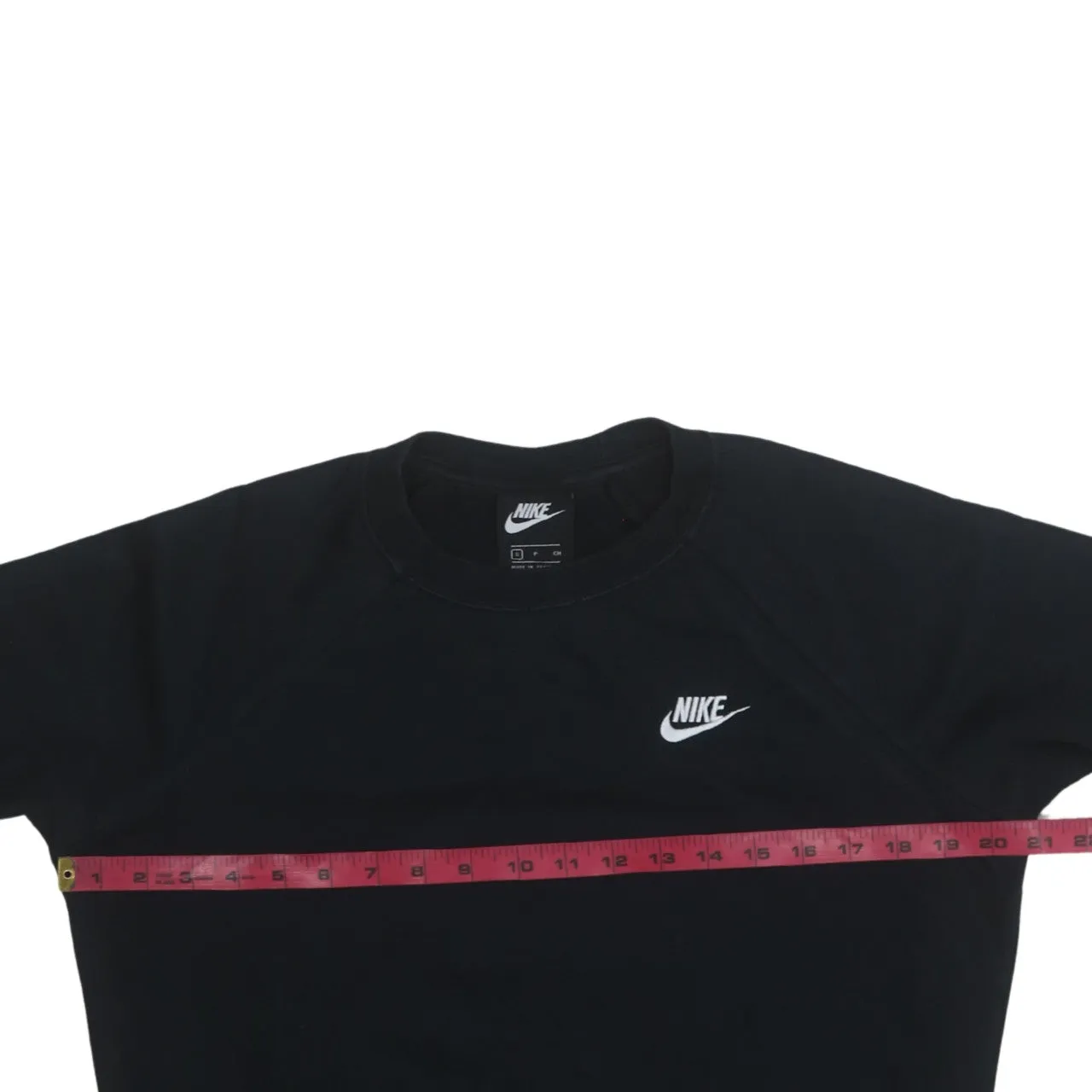 Nike 90's Swoosh Crew Neck Sweatshirt Small Black sold by Vintage Club product image thumbnail 5