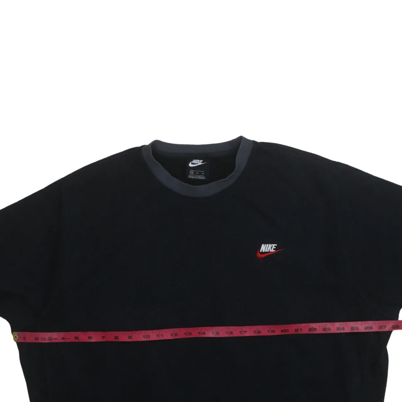 Nike 90's Swoosh Crew Neck Sweatshirt XXLarge (2XL) Black sold by Vintage Club product image thumbnail 5