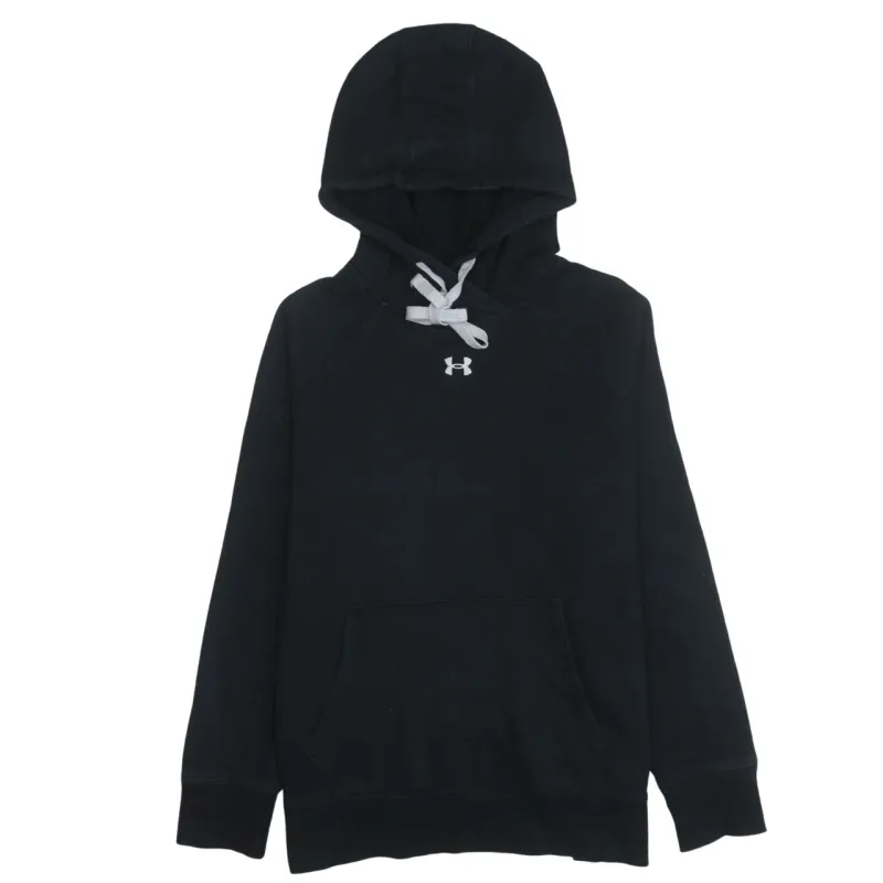 Under Armour 90's Drawstring Pockets Pullover Hoodie Medium Black sold by Vintage Club