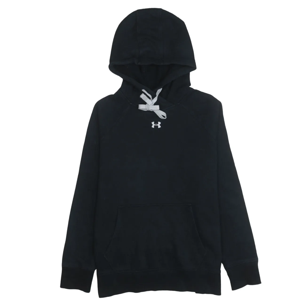 Under Armour 90's Drawstring Pockets Pullover Hoodie Medium Black sold by Vintage Club
