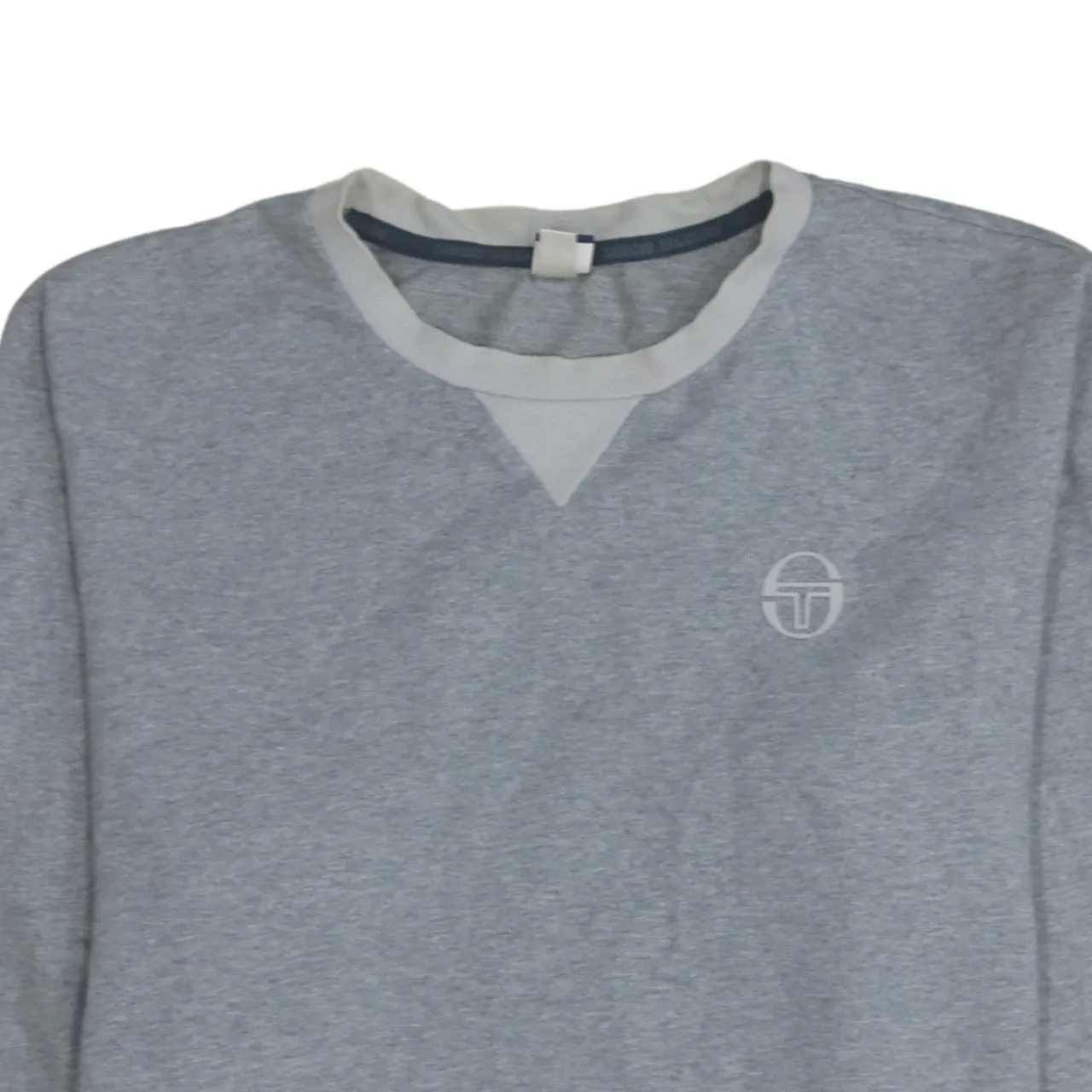 Sergio Tacchini 90's Lightweight Crew Neck Sweatshirt XLarge Grey sold by Vintage Club product image thumbnail 3