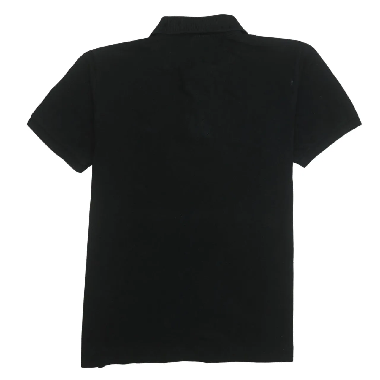 Lacoste 90's Short Sleeves Quarter Button Polo Shirt Small Black sold by Vintage Club product image thumbnail 2