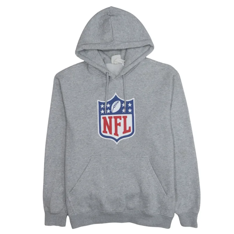 NFL 90's Spellout Pullover Hoodie Medium Grey sold by Vintage Club