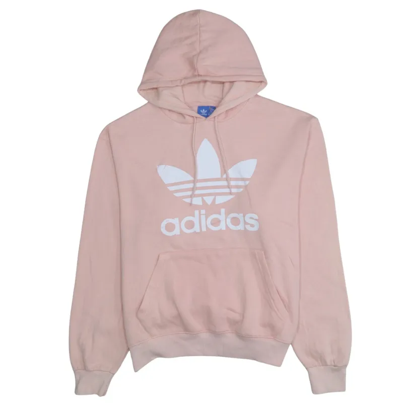 Adidas 90's Spellout Pullover Hoodie XLarge Pink sold by Vintage Club