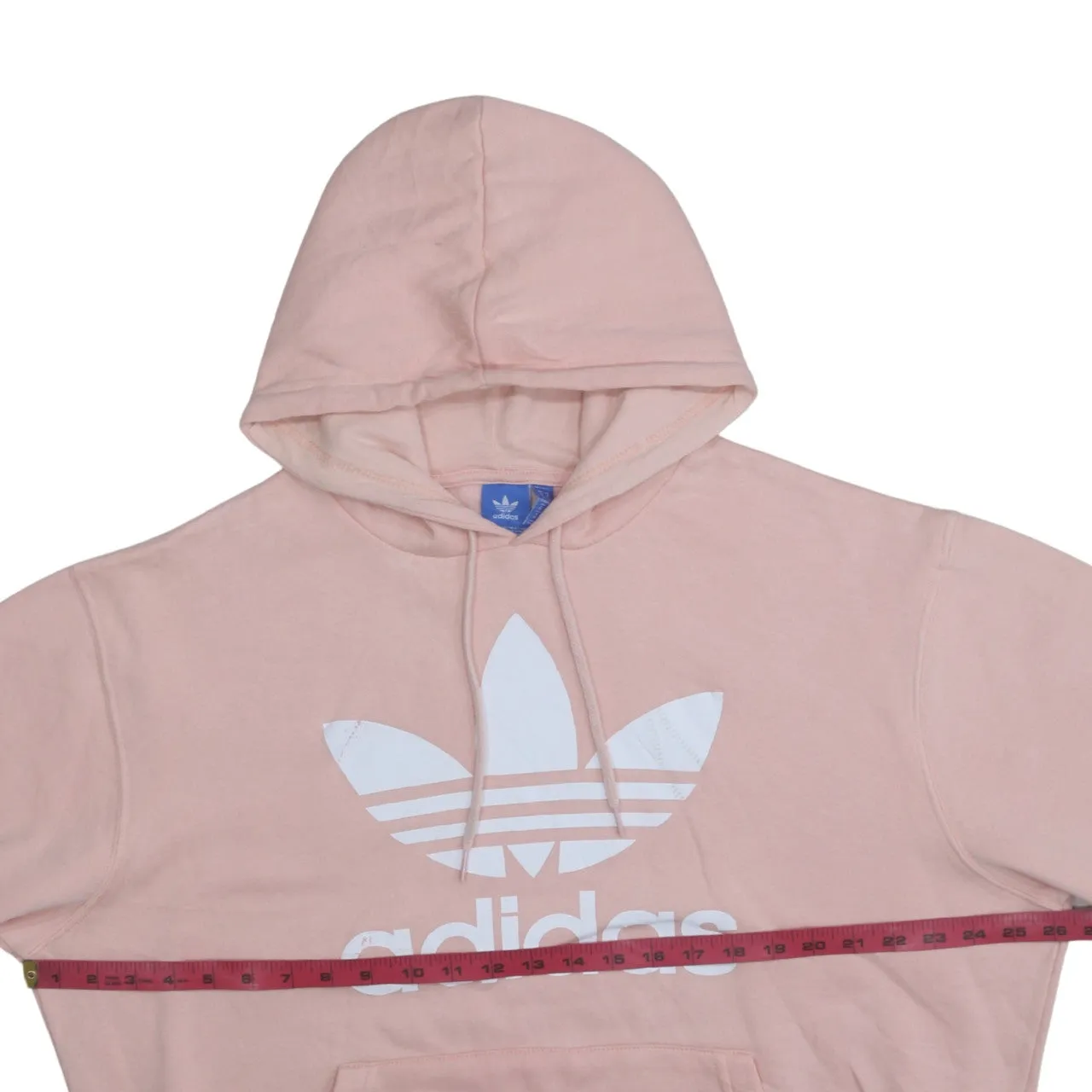 Adidas 90's Spellout Pullover Hoodie XLarge Pink sold by Vintage Club product image thumbnail 5