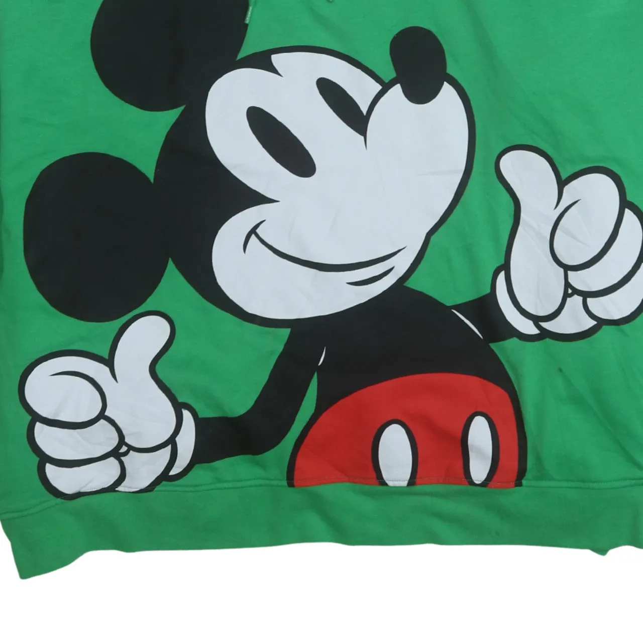 Disney 90's Mickey Mouse Pullover Hoodie XXLarge (2XL) Green sold by Vintage Club product image thumbnail 4