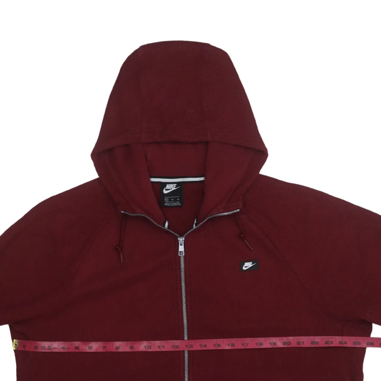 Nike 90's Swoosh Full Zip Up Hoodie XLarge Red sold by Vintage Club product image thumbnail 5