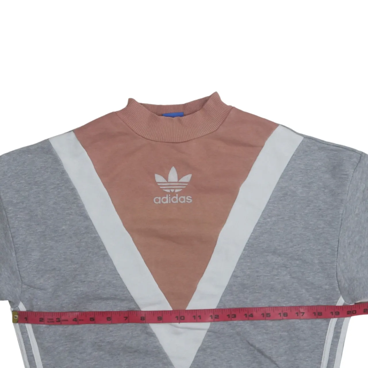 Adidas 90's Lightweight Mock Neck Sweatshirt Medium Brown sold by Vintage Club product image thumbnail 5