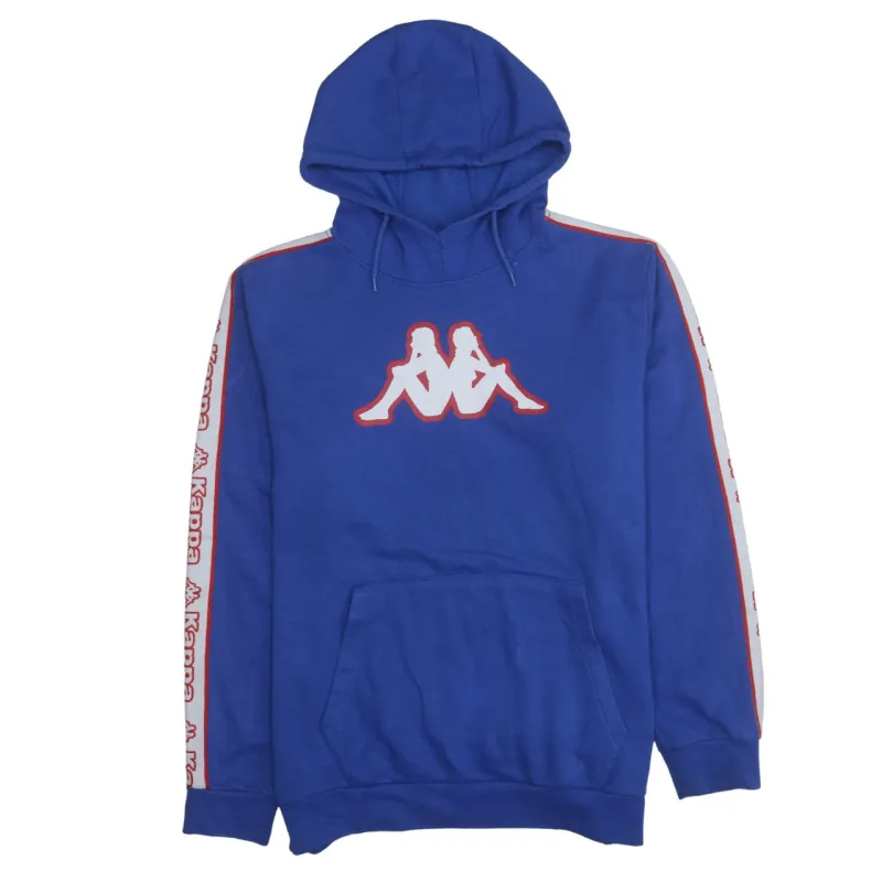 Kappa 90's Spellout Pullover Hoodie XLarge Blue sold by Vintage Club