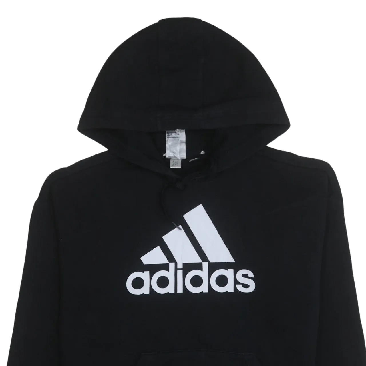 Adidas 90's Spellout Pullover Hoodie Medium Black sold by Vintage Club product image thumbnail 3