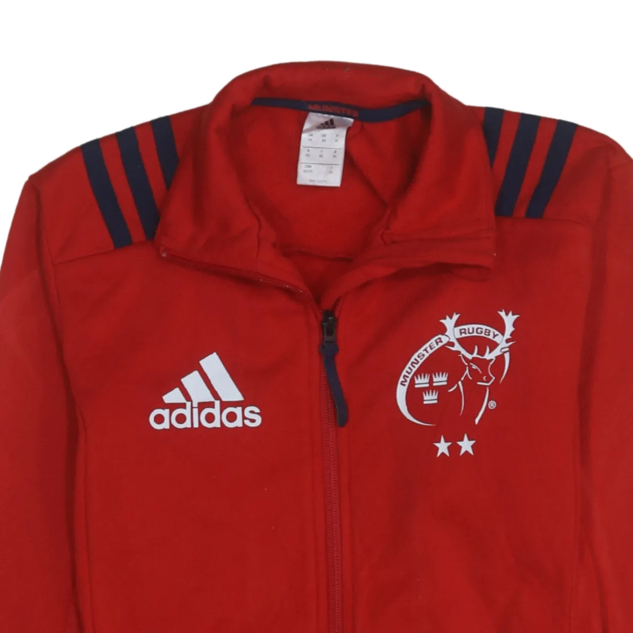 Adidas 90's Lightweight Full Zip Up Sweatshirt XSmall Red sold by Vintage Club product image thumbnail 3