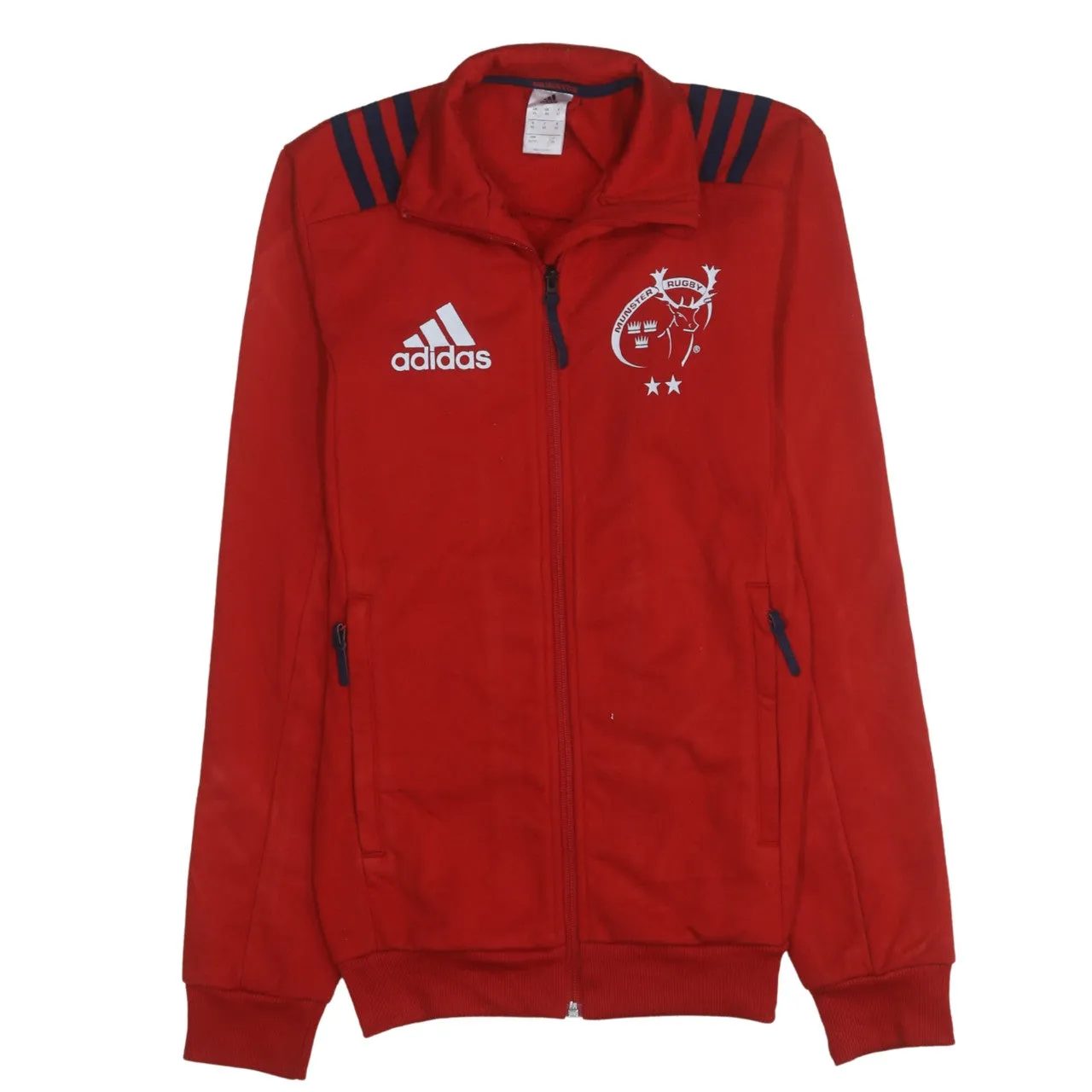 Adidas 90's Lightweight Full Zip Up Sweatshirt XSmall Red sold by Vintage Club
