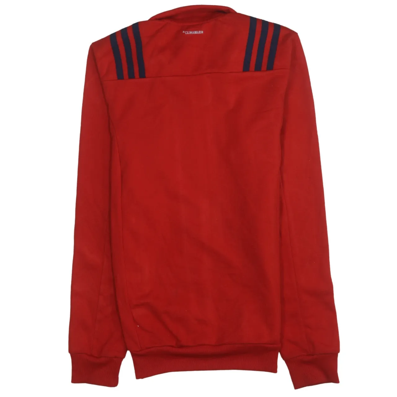 Adidas 90's Lightweight Full Zip Up Sweatshirt XSmall Red sold by Vintage Club product image thumbnail 2