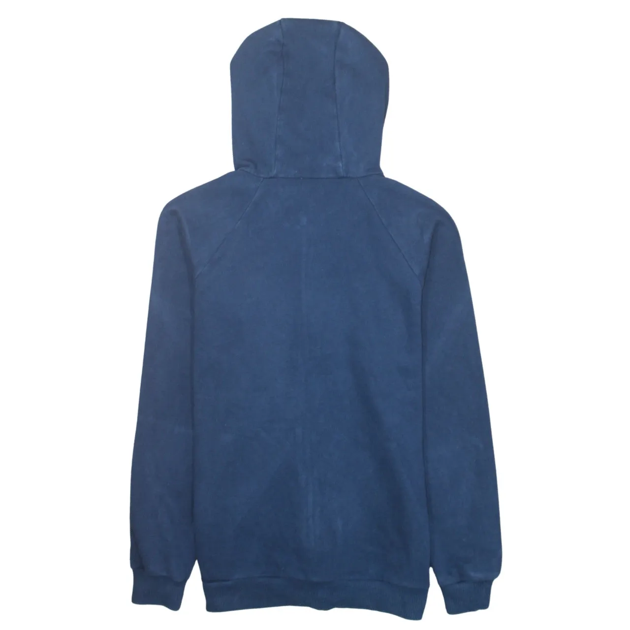 Under Armour 90's Drawstring Pockets Full Zip Up Hoodie Small Navy Blue sold by Vintage Club product image thumbnail 2
