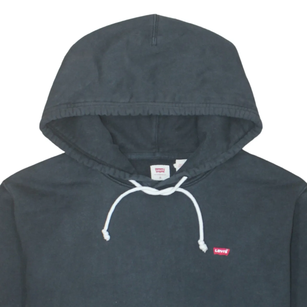 Levi's 90's Drawstring Pockets Pullover Hoodie XLarge Black sold by Vintage Club product image thumbnail 3